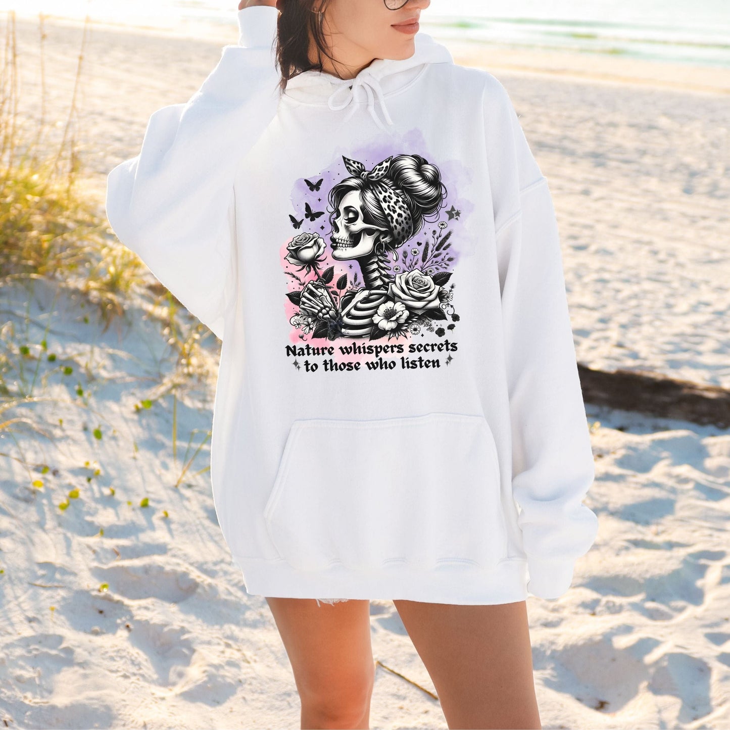 Nature Whispers, Softstyle Hoodie