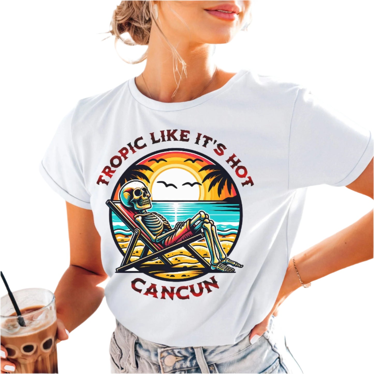 Tropic Like Its Hot, Cancun Softsyle Tee
