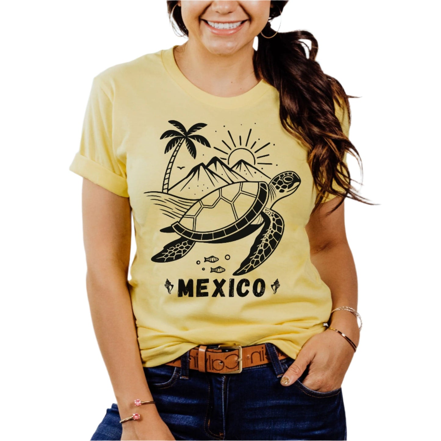 Sea Turtle, Mexico Travel, Softsyle Tee