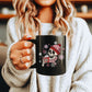 Christmas Skeleton Hot Cocoa Black Mug (11oz, 15oz)