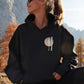Adventure Back Print Hoodie | Pine Tree Sunset Outdoor Sweatshirt