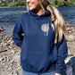 Adventure Back Print Hoodie | Pine Tree Sunset Outdoor Sweatshirt