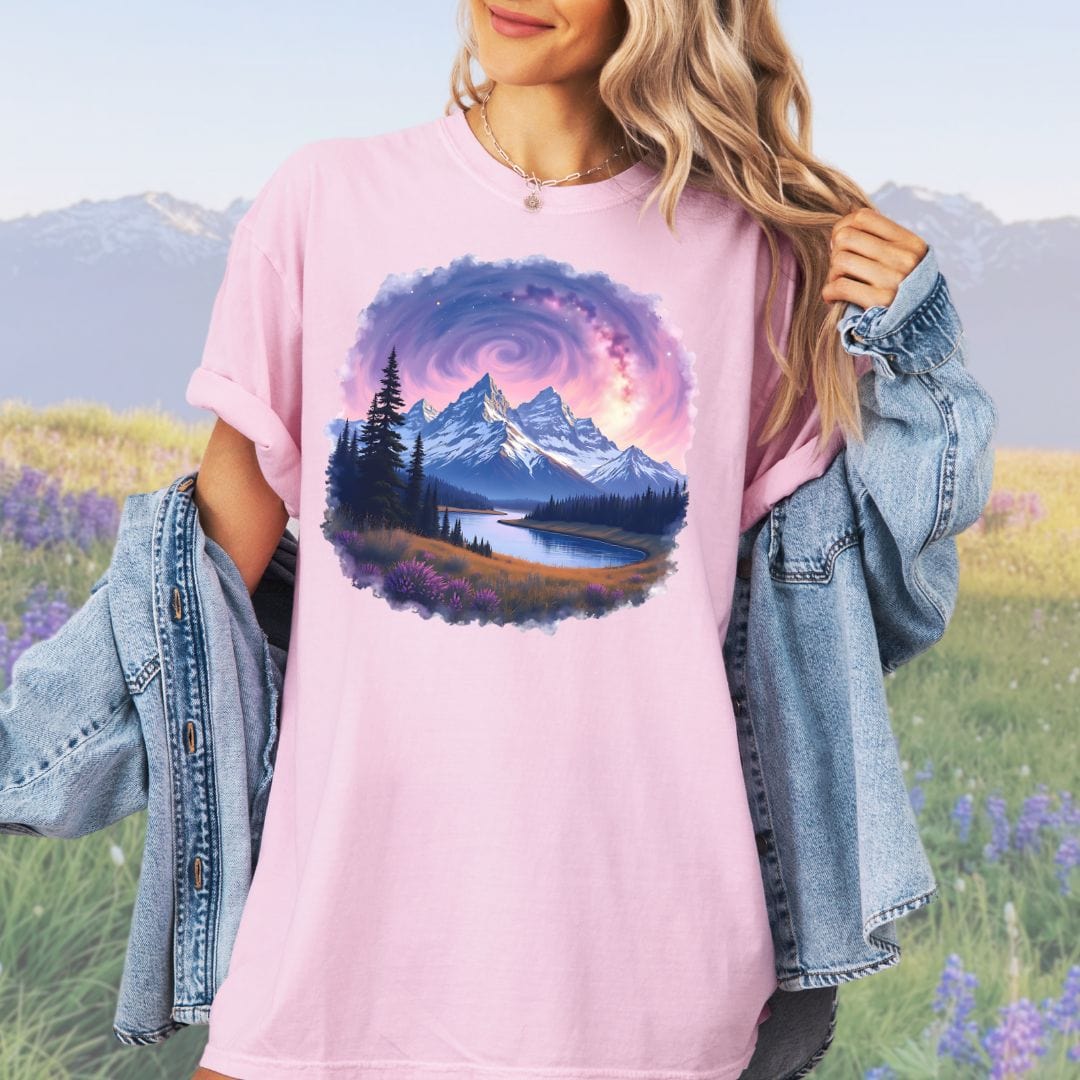 Teton Mystic Skies, Vintage Style Tee