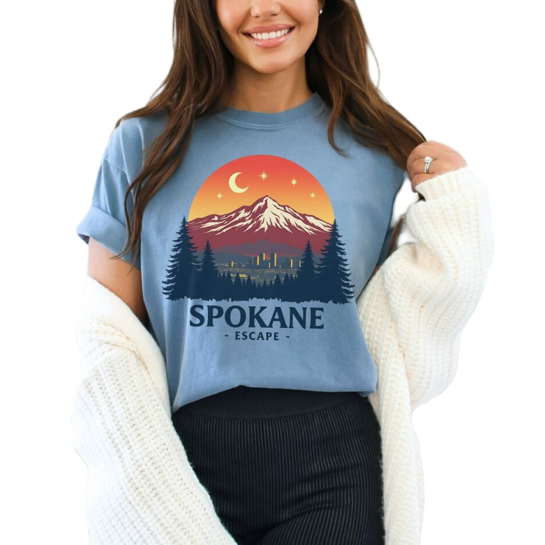 Spokane Escape Vintage Style Tee