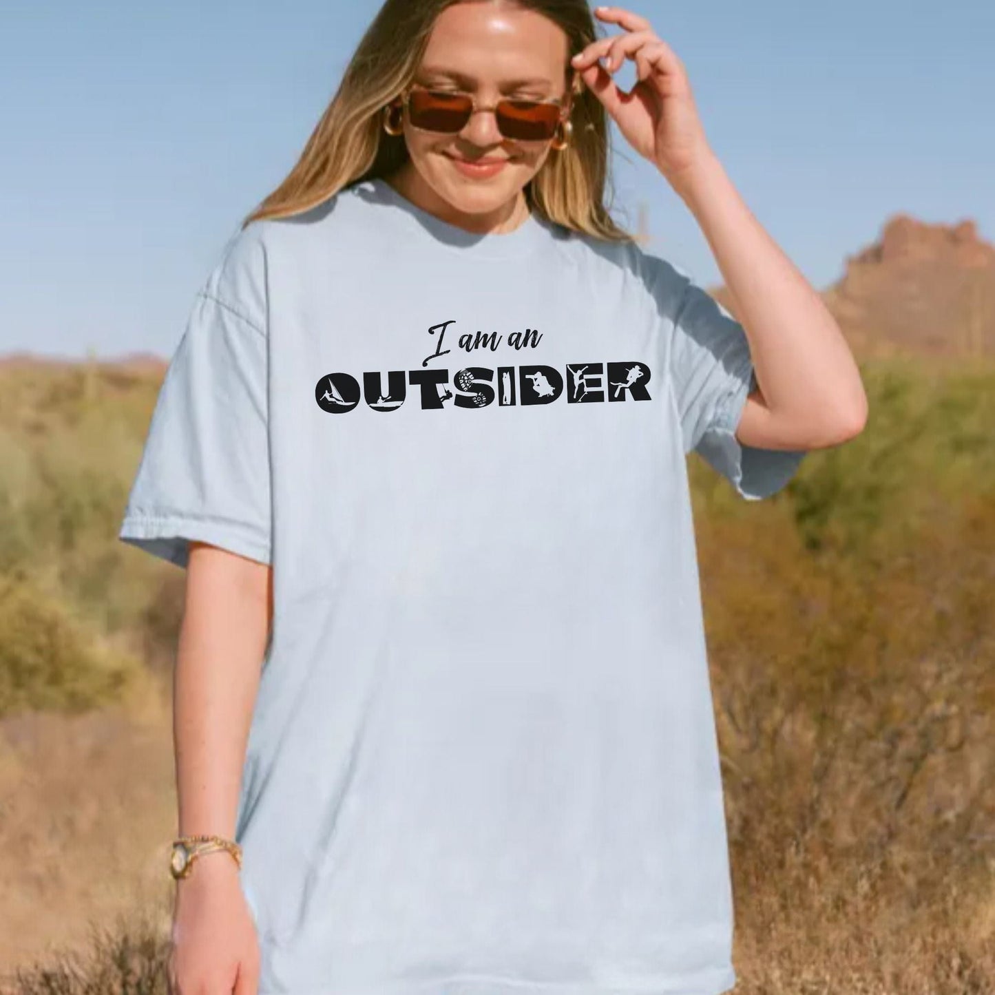 I am an Outsider - Vintage Style Adventure Tee