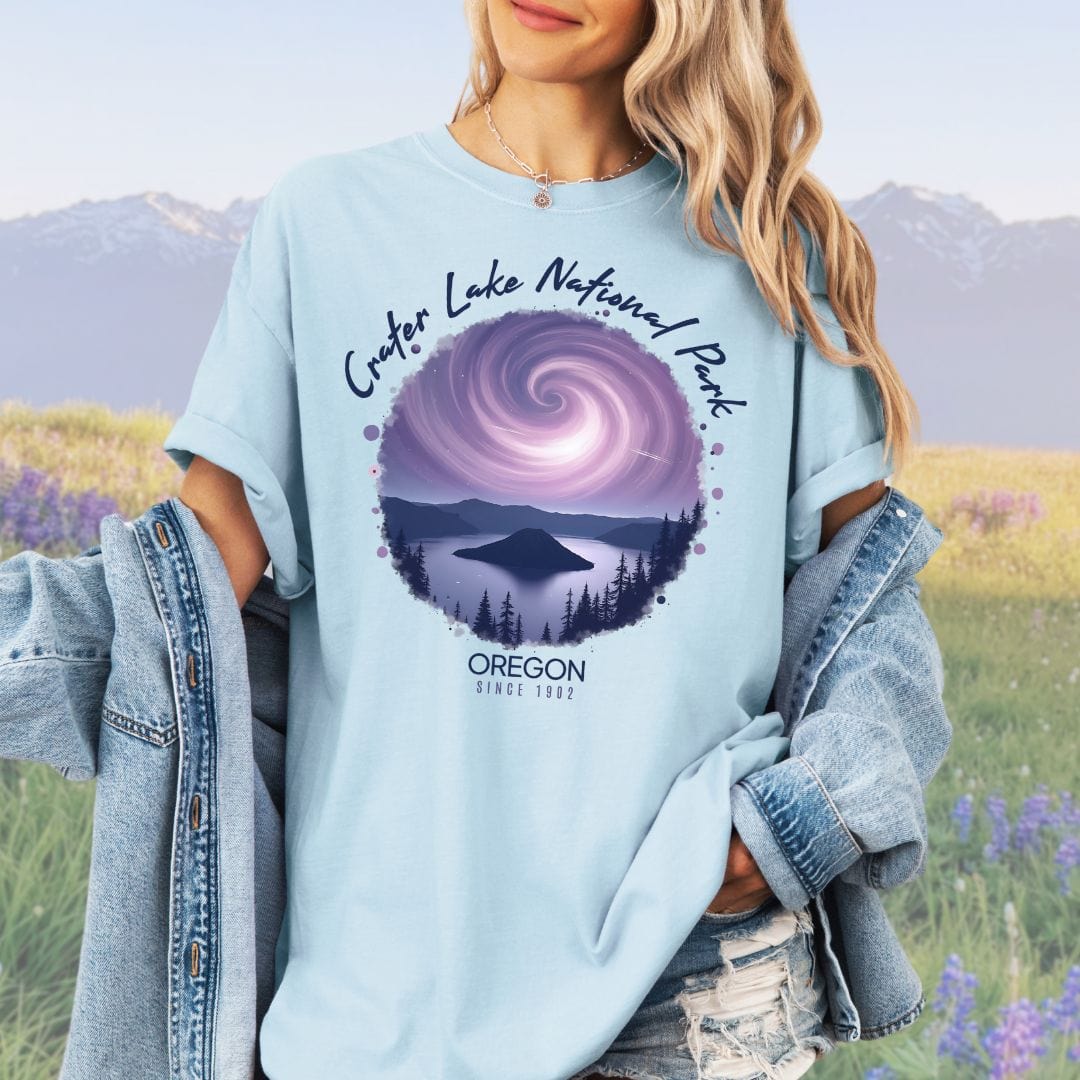 Cosmic Crater Lake, Vintage Style Tee