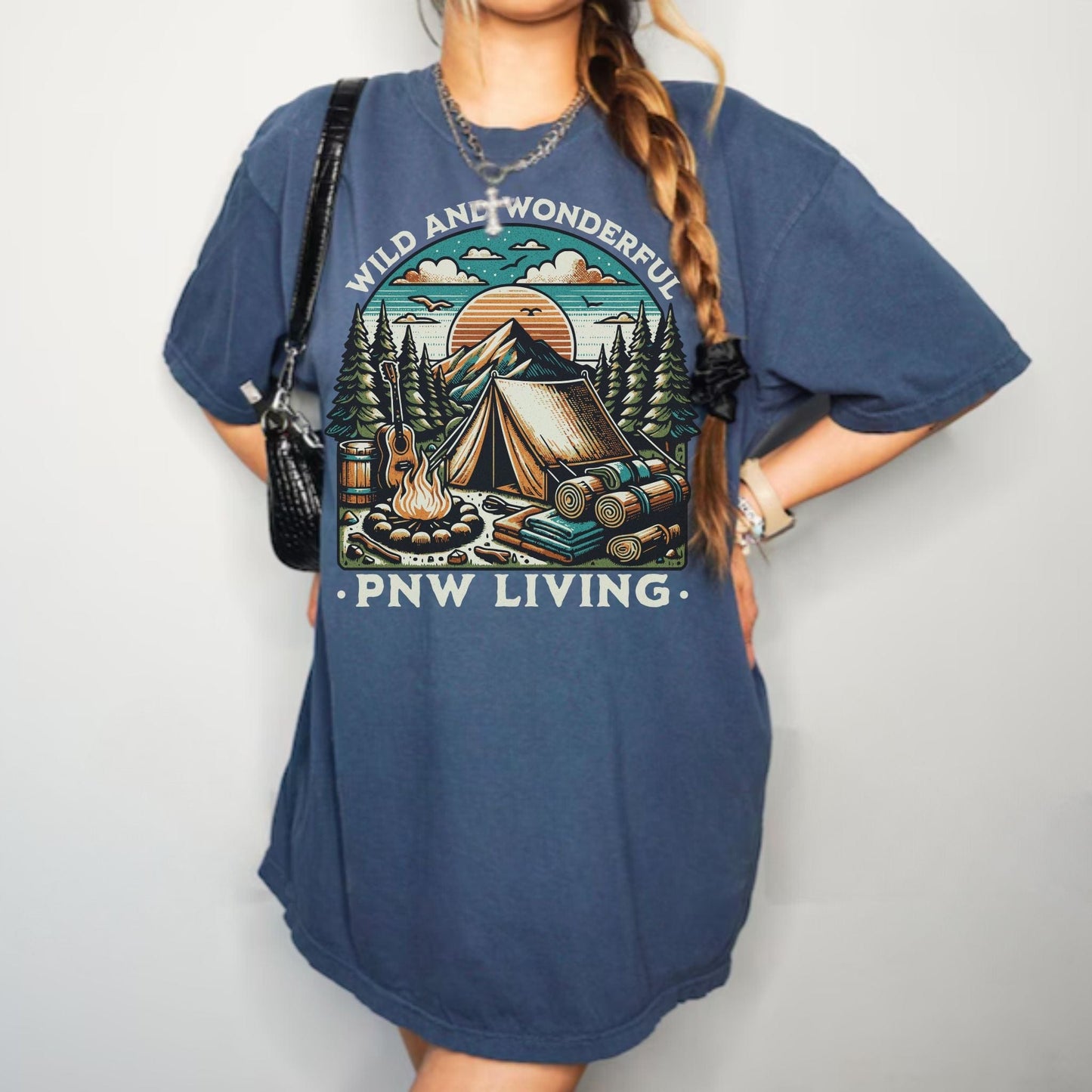 PNW Living, Camp Lovers, Vintage Style Tee