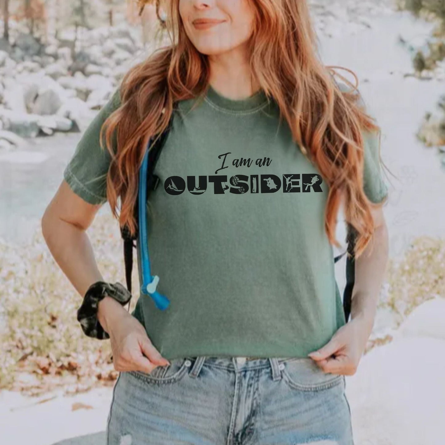 I am an Outsider - Vintage Style Adventure Tee