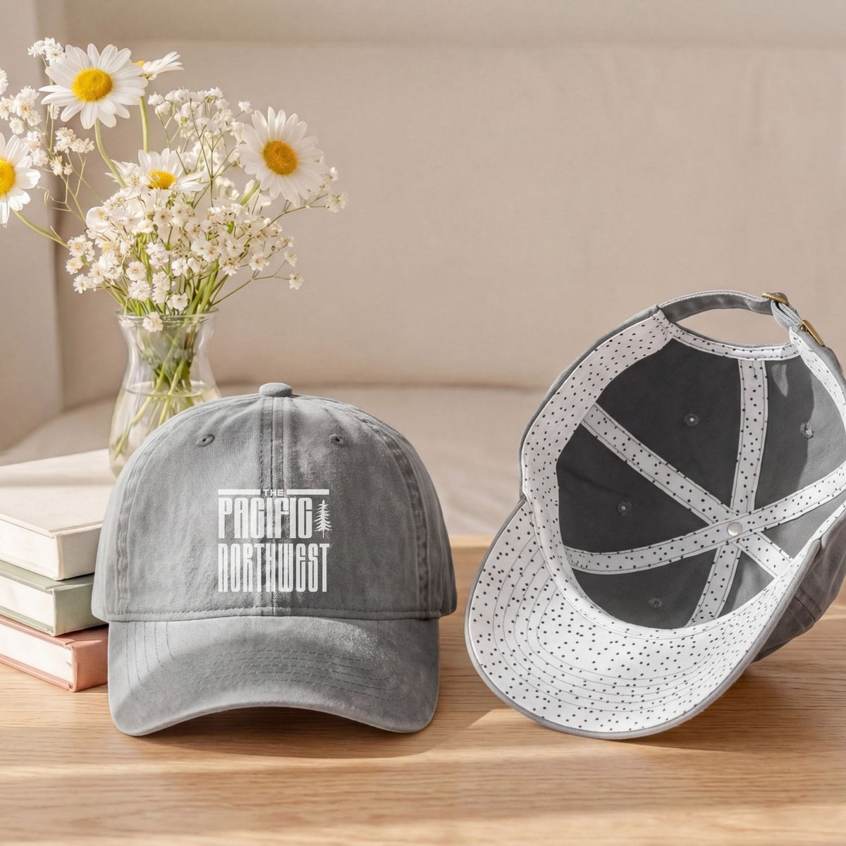 Pacific Northwest Embroidered Ponytail Hat | Women’s PNW Trucker Cap