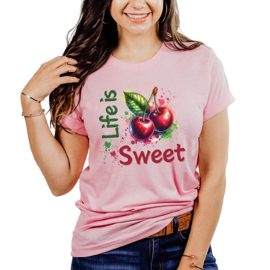 Life is Cherry Sweet Softstyle Tee