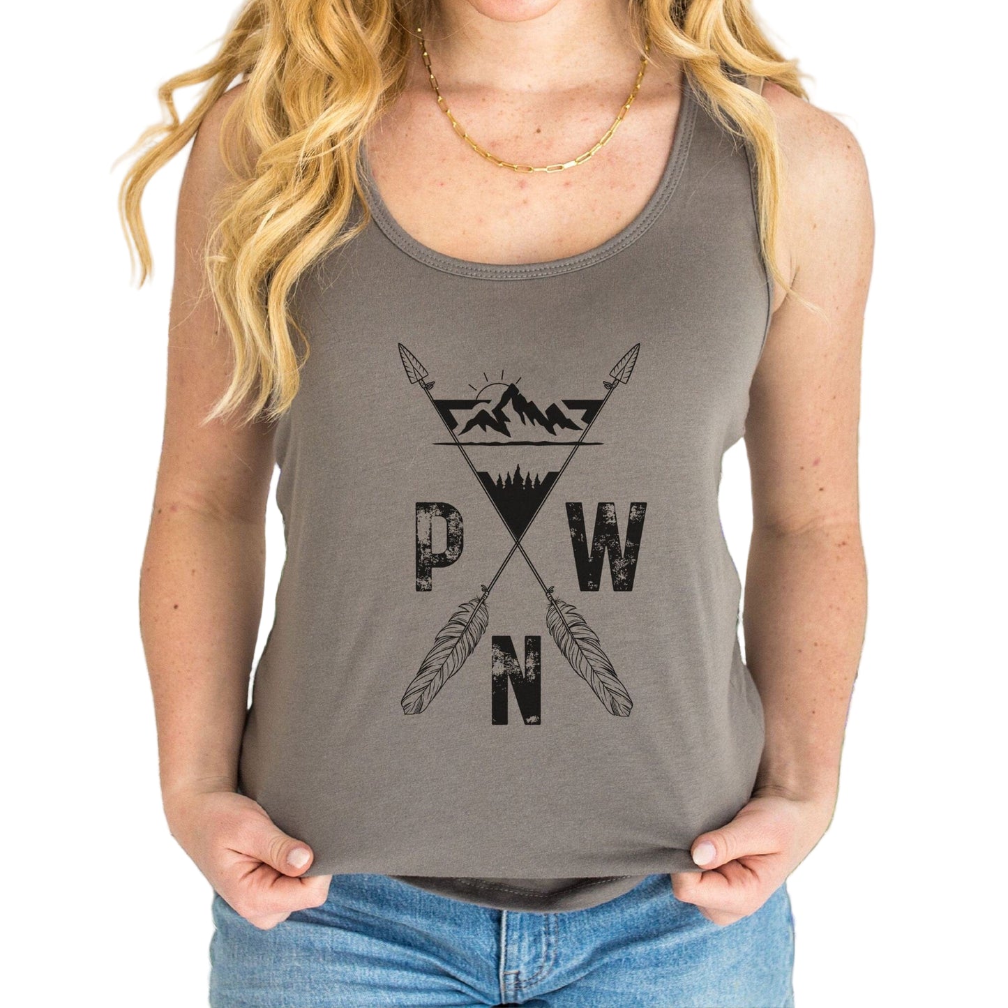 PNW Arrows Ladies Racerback Tank Top