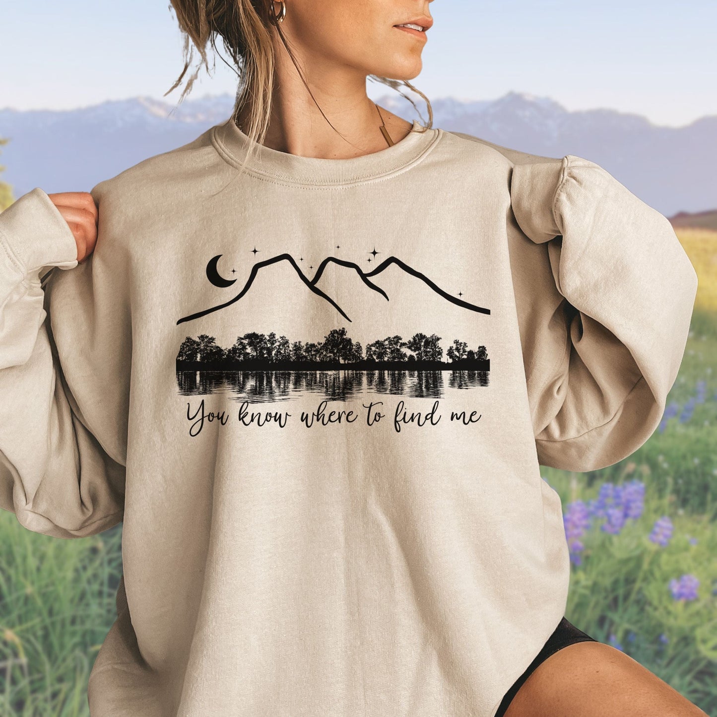 You know where to find me, Softstyle Sweatshirt