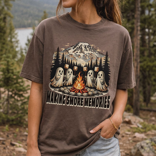 Mount Rainier Ghost Camping Tee | Comfort Colors Shirt